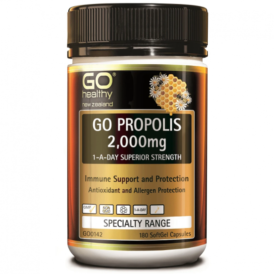 Go Healthy propolis 2000mg 180caps 高之源 蜂胶胶囊2000mg  180粒 【保质期2026/06】