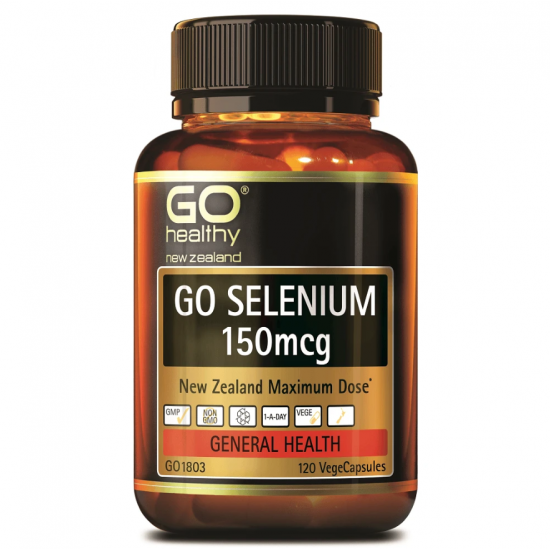Go Healthy selenium 150mcg 120c 高之源 补硒胶囊 150mcg 120粒 提高免疫力保护肝脏抗氧化【保质期2026/09】