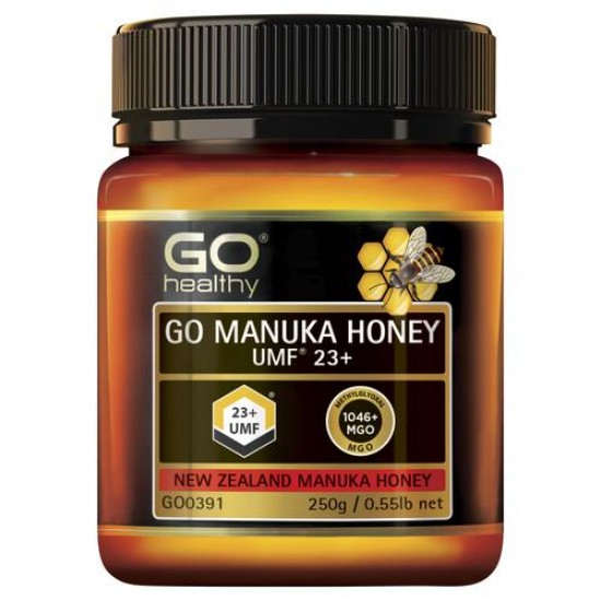 Go Healthy manuka honey UMF23+ (MGO1046+) 250g 高之源麦卢卡蜂蜜 UMF23+ (MGO1046+) 250g GO0391【保质期2028/06】