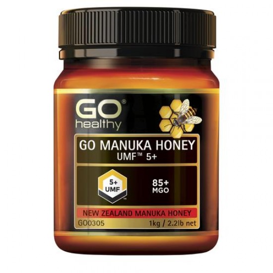 Go Healthy manuka honey UMF5+ (MGO83+) 1kg 高之源麦卢卡蜂蜜 UMF5+ (MGO83+) 1kg GO0305【保质期2028/02】