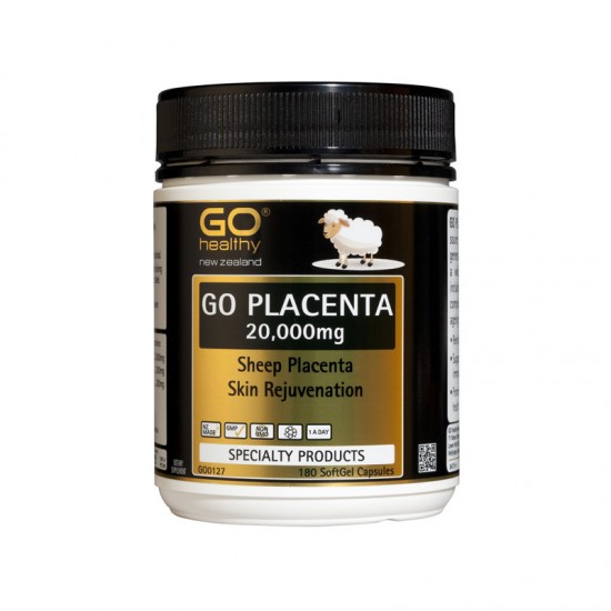 Go healthy placenta 20000mg 180c 高之源羊胎素精华胶囊 20000mg 180粒【保质期2026/08】