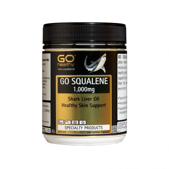 Go Healthy squalene 1000mg 180c 高之源 角鲨烯 1000mg 180粒 保肝护肝 抗肿瘤 提高免疫力 防止肿瘤转移 【保质期2026/09】