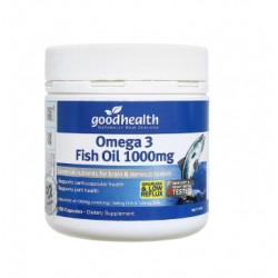Goodhealth Fish Oil 1000mg 150s 【小瓶】好健康鱼油胶囊 1000mg 150粒【保质期2027/05】 Goodhealth Fish Oil 1000mg 150s 【小瓶】好健康鱼油胶囊 1000mg 150粒【保质期2027/05】