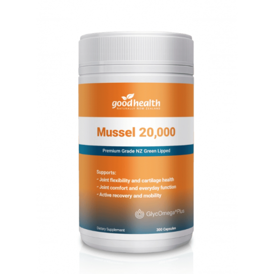 Goodhealth Mussel 好健康青口胶囊 20000mg 300粒【保质期2029/07】