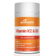 Good Health Vitamin K2 & D3 好健康维生素 K2 & D3 60粒【保质期2029/01】