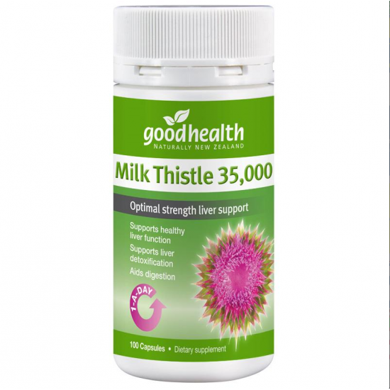 Good Health Milk Thistle 35000mg 100caps 好健康奶蓟草35000mg 100粒【保质期2026/08】