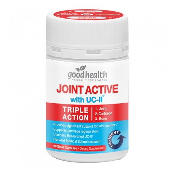 Good Health joint active with UC-II 90c 好健康三合一关节灵骨胶原胶囊 90粒【保质期2026/11】