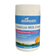 Good Health 好健康 牛初乳咀嚼片150粒 草莓味 【保质期2026/08】