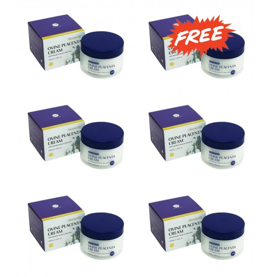 【买五送一，拍一份发6盒】JYP Ovine Placenta Cream 100g 胎盘素面霜 100g【保质期2027/12】
