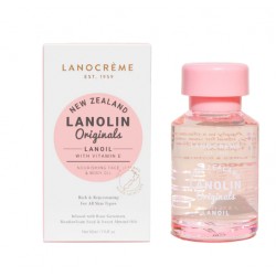 Lanocreme Lanolin Originals Lanoil 羊毛脂原味羊毛油含维生素E 50ml【保质期2030/02】 Lanocreme Lanolin Originals Lanoil 羊毛脂原味羊毛油含维生素E 50ml【保质期2030/02】