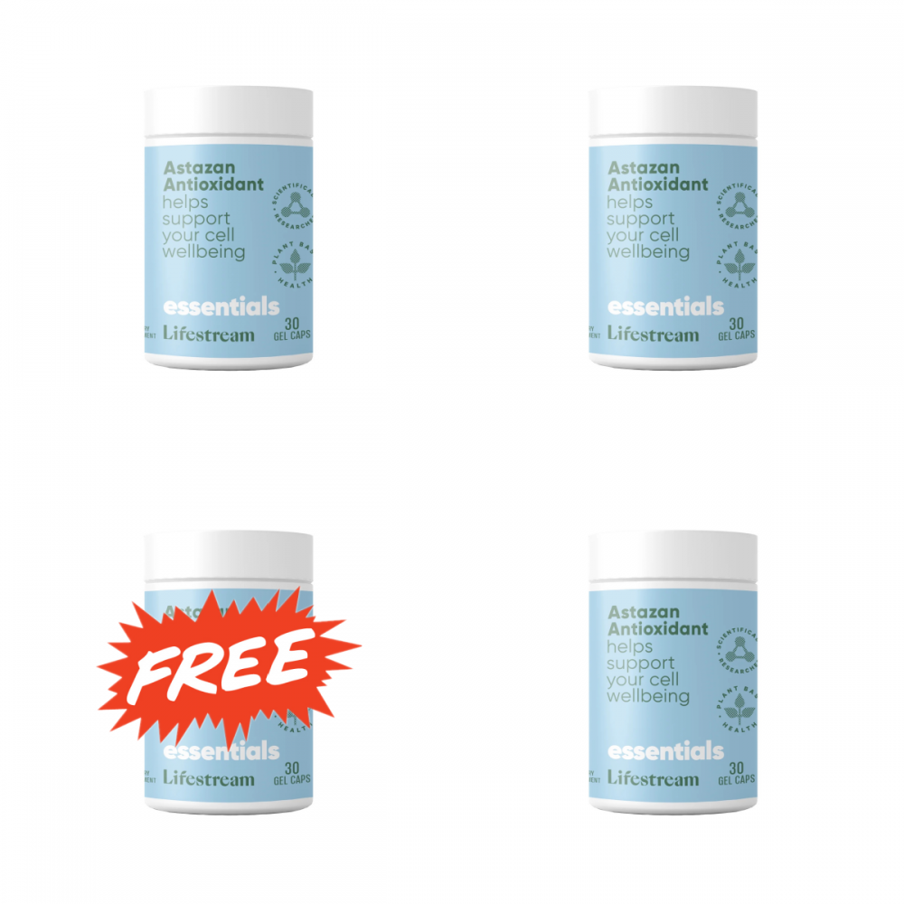 Lifestream 生命泉 有机海藻钙粉胶囊 30粒 4瓶装【保质期2027.12】