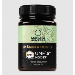【单瓶包邮】MANUKA HUNTERS MANUKA HONEY 麦卢卡蜂蜜 UMF5+/MGO83+ 500g (保质期2029/10)