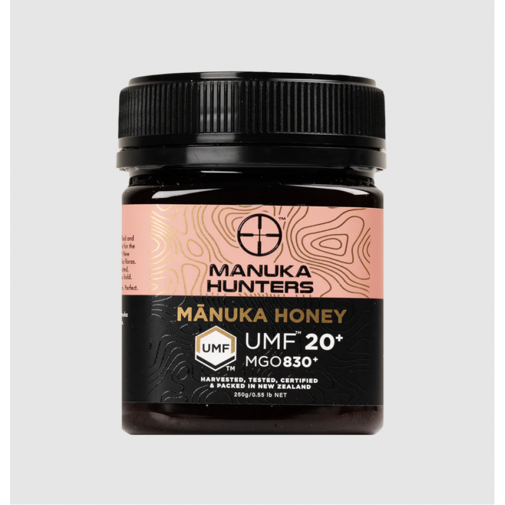 Manuka Hunters 麦卢卡猎人 麦卢卡蜂蜜 UMF20+/MGO830+ 250g【保质期2029.09】