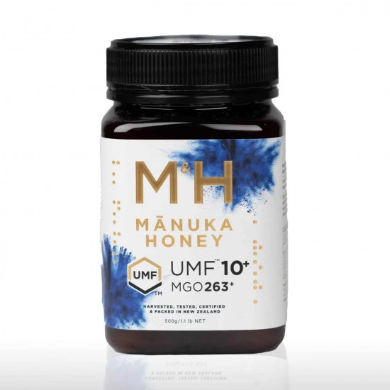 【单瓶包邮包税】M&H Manuka Honey MH蜂蜜 UMF10+ 500g【保质期2028/06】