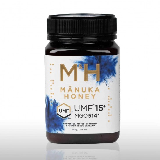 【单瓶包邮包税】M&H Manuka Honey MH蜂蜜 UMF15+ 500g【保质期2028/06】