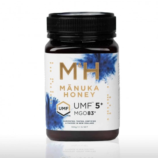 【单瓶包邮包税】M&H Manuka Honey MH蜂蜜 UMF5+ 500g【保质期2028/07】