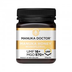 【单瓶包邮包税】Manuka Doctor UMF16+250g 麦卢卡医生UMF16+ 蜂蜜 250g【保质期2027/04】 【单瓶包邮包税】Manuka Doctor UMF16+250g 麦卢卡医生UMF16+ 蜂蜜 250g【保质期2027/04】