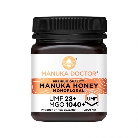 【单瓶包邮包税】Manuka Doctor UMF23+250g 麦卢卡医生UMF23+ 蜂蜜 250g【保质期2027/02】