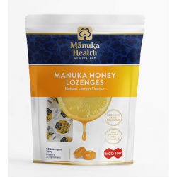 Manuka health honey Lemon lozenges mgo400  250g 蜜纽康柠檬蜂蜜糖250g【保质期2028/12】 Manuka health honey Lemon lozenges mgo400  250g 蜜纽康柠檬蜂蜜糖250g【保质期2028/12】
