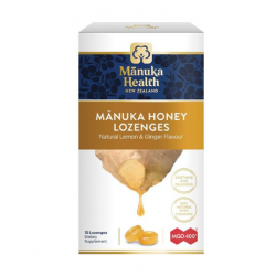 Manuka Health GingerLemon Lozenges 400 蜜纽康MGO 400 麦卢卡蜂蜜润喉糖生姜柠檬味 15粒 【保质期07/2026】 Manuka Health GingerLemon Lozenges 400 蜜纽康MGO 400 麦卢卡蜂蜜润喉糖生姜柠檬味 15粒 【保质期07/2026】
