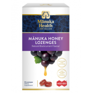 Manuka Health Blackcurrant Lozenges 400 蜜纽康MGO 400 麦卢卡蜂蜜润喉糖黑加仑味 15粒 [保质期01/2028]
