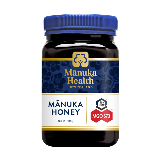 【单瓶包邮】Manuka Health 蜜纽康 麦卢卡活性蜂蜜 MGO573+/UMF 16+ 500g【保质期2026/09】