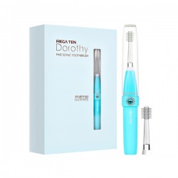 MEGA TEN Dorothy Fine Sonic Toothbrush 声波电动牙刷 蓝色套装 (内含机身+2支替换刷头) MEGA TEN Dorothy Fine Sonic Toothbrush 声波电动牙刷 蓝色套装 (内含机身+2支替换刷头)