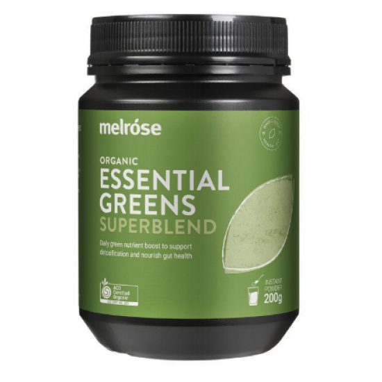 Melrose Organic essential greens 全能绿瘦子膳食纤维粉200g 【保质期2030/02】