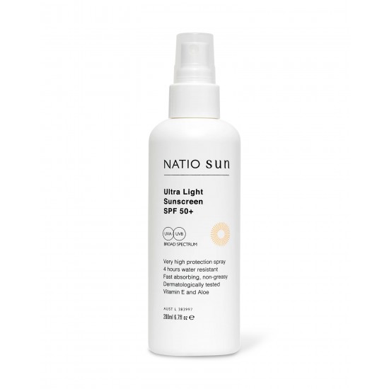 Natio Ultra Light Spray Sunscreen 防晒喷雾 SPF 50+ 200ml【保质期2025/12】