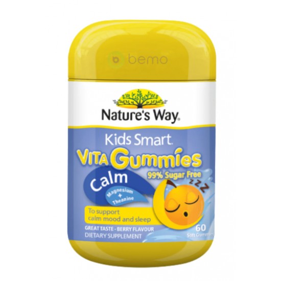 Nature's Way Kids Smart Vita Gummies Calm 佳思敏儿童镇定睡眠软糖 50粒【保质期2027/04】