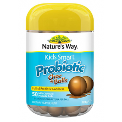 Nature’s Way Kids Smart Probiotic Choc Balls 佳思敏益生菌巧克力球 50s【保质期2026/04】