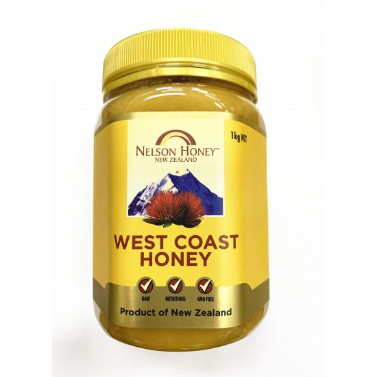 Nelson Honey West Coast Honey 1kg 西海岸百花蜂蜜【保质期2028/08】