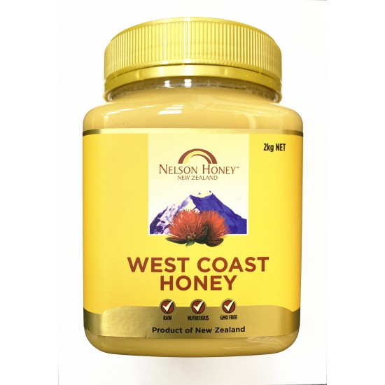 Nelson Honey West Coast Honey 2kg 西海岸百花蜂蜜【保质期2028/07】