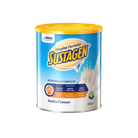 Sustagen Hospital Formula 雀巢成人营养粉(医院专用配方) 香草味 840g【2028/07】