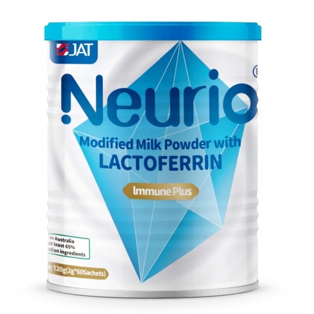 Neurio 纽瑞优 Modified Milk Powder with Lactoferrin Immune Plus 加强免疫版乳铁蛋白 2g×60s【保质期2027.08】