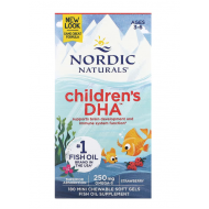Nordic Naturals 挪威自然 儿童鱼油 DHA 250mg 180粒胶囊  【保质期2028/02】