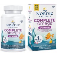 Nordic Naturals Junior 283mg omega3 挪威小鱼青少年儿童DHA鱼油胶囊6-12岁 90粒 【保质期2028/03】