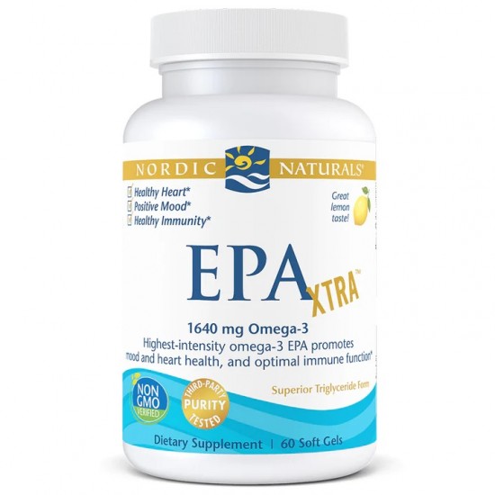 Nordic Naturals EPA Xtra 60 Soft Gels 挪威高浓缩EPA鱼油 【保质期2027/01】