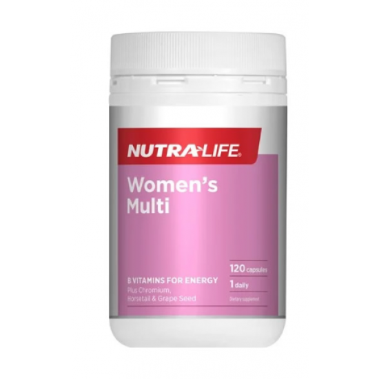Nutra Life womens multi 120c 纽乐女性复合维生素 120粒【保质期2026/08】