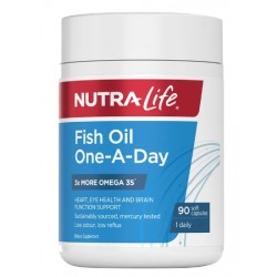 Nutralife 纽乐 三倍浓缩深海鱼油 90粒 每日一粒 【保质期2027/09】 Nutralife 纽乐 三倍浓缩深海鱼油 90粒 每日一粒 【保质期2027/09】