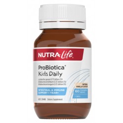 Nutra Life Probiotica Kids 纽乐益生菌儿童咀嚼片 60片【保质期2026/08】 Nutra Life Probiotica Kids 纽乐益生菌儿童咀嚼片 60片【保质期2026/08】