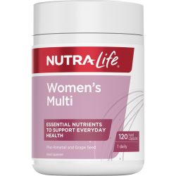 Nutra Life womens multi 120c 纽乐女性复合维生素 120粒【保质期2028/06】