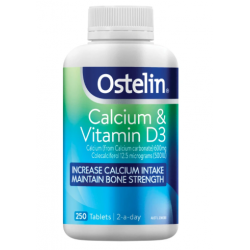 Ostelin Vitamin D Calcium 250t 奥斯特林维他命D+钙 250片【保质期2029/05】 Ostelin Vitamin D Calcium 250t 奥斯特林维他命D+钙 250片【保质期2029/05】