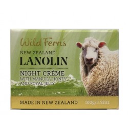 Parrs lanolin night creme with honey & royal jelly 帕氏绵羊油晚霜 100g【保质期2028/01】