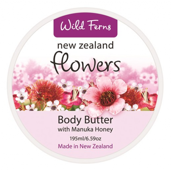 Parrs Flowers Body Butter with Manuka Honey 帕氏 百花蜂蜜身体滋润霜195ml【保质期2027/05】
