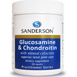 SANDERSON Glucosamine & Chondroitin with Mineral Co-Factors 维骨力 & 软骨素 200粒【保质期2028/12】 SANDERSON Glucosamine & Chondroitin with Mineral Co-Factors 维骨力 & 软骨素 200粒【保质期2028/12】