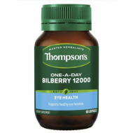 Thompson’s  汤普森越橘精华 蓝莓护眼片胶囊  60粒 【保质期2026/05】