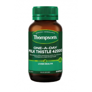 Thompson's Milk Thistle 汤普森奶蓟草护肝42000 60粒 全新高含量版 【保质期2027/07】
