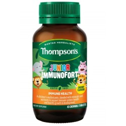 Thompsons Junior Immunofort 汤普森儿童免疫片 45片【保质期2028/01】