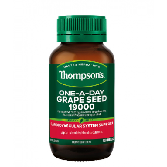 Thompson's 汤普森 葡萄籽19000mg  120粒 【保质期2026/02】